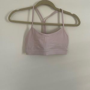 Lululemon light pink power Y bra